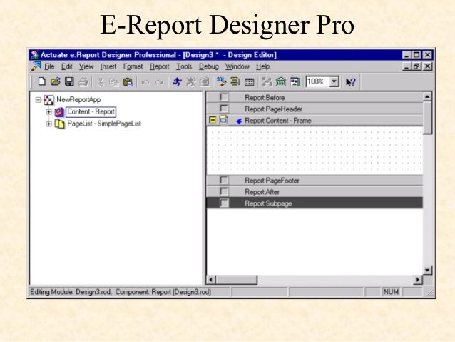 actuate e.report designer professional